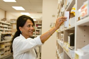 female pharmacist